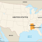 Alabama | Flag, Facts, Maps, Capital, Cities, & Attractions | Map Of USA Showing Alabama