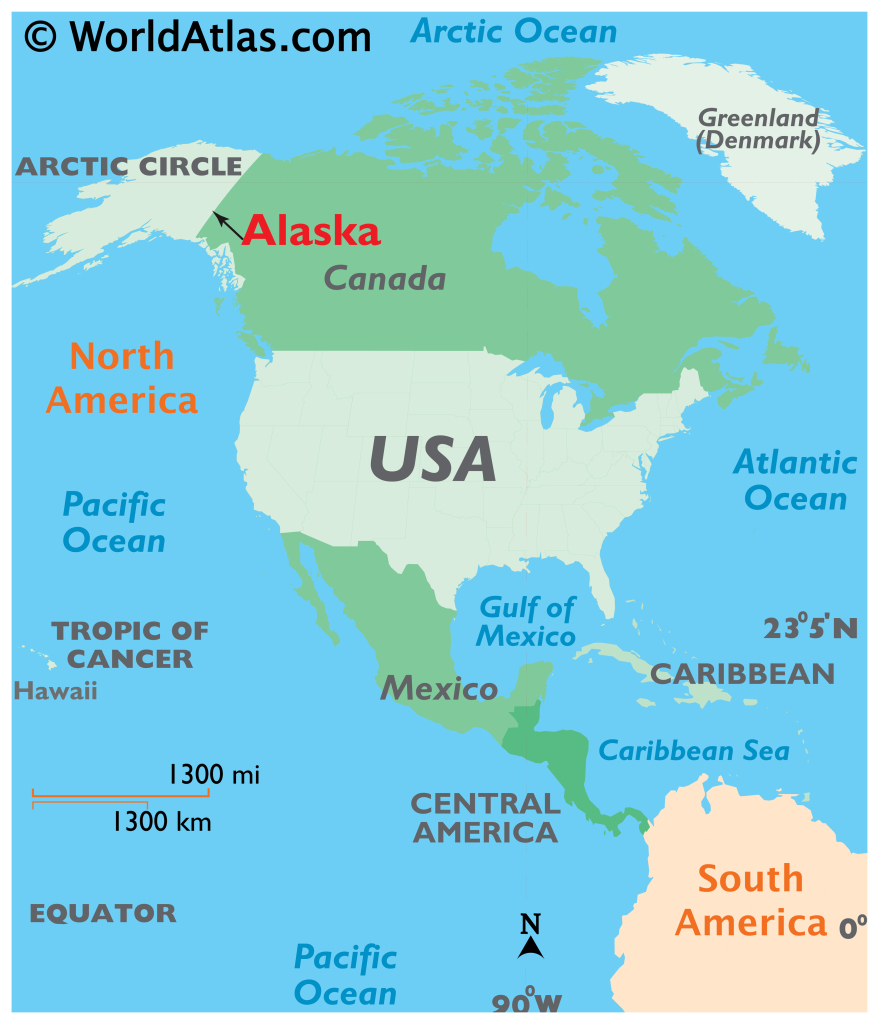 Alaska Maps &amp;amp; Facts - World Atlas | Map Of Usa Including Alaska