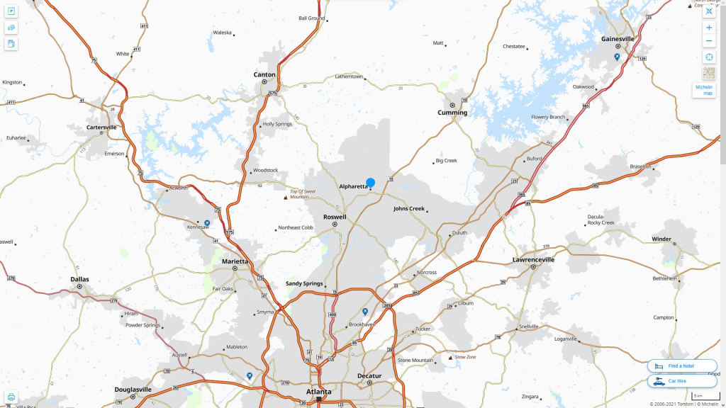 Alpharetta Georgia Map - United States | Map of Alpharetta Georgia USA