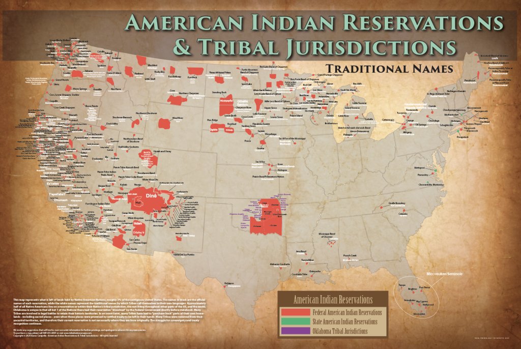 America Indian Reservations - Pdf - Digital Map (Static) | Map of Indian Reservations in the USA