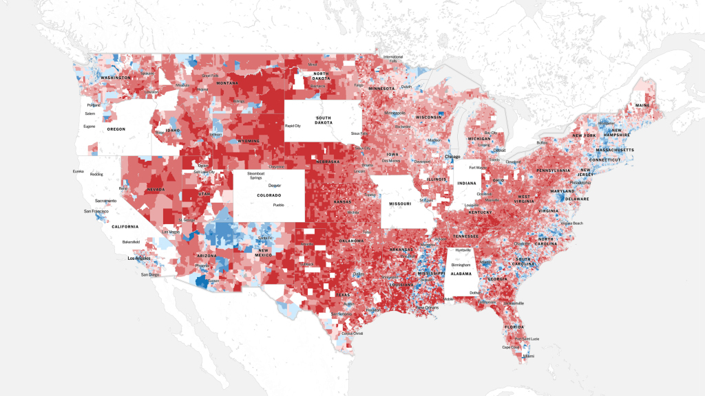 An Extremely Detailed Map Of The 2024 Election Results: Trump Vs | Political Map of USA 2024