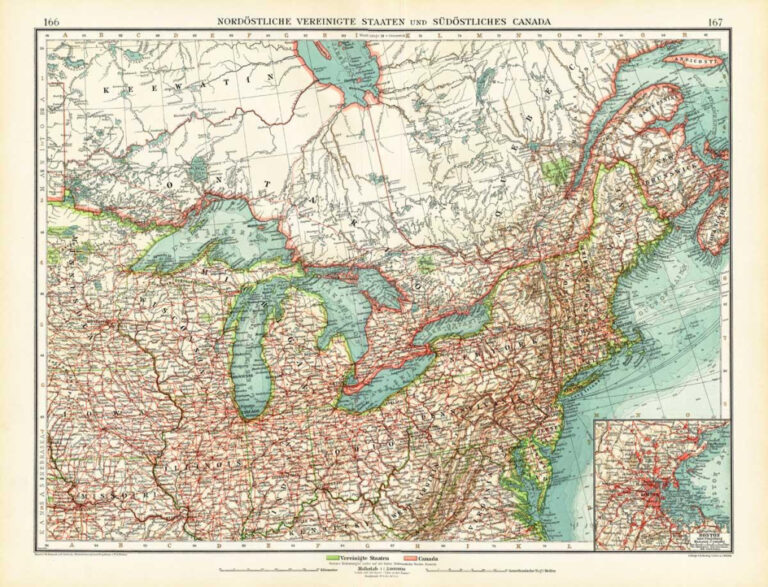 Map Of North Eastern USA And Canada - Printable US Maps