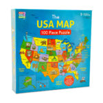 Areyougame Usa Map Puzzle And Trivia Game Set For Kids   100 | Map Of USA Puzzle Game