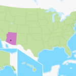 Arizona | Free Study Maps | Phoenix On Map Of Usa