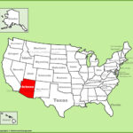 Arizona Location On The U.s. Map   Ontheworldmap | Map Of Arizona USA