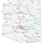 Arizona Map   Cities And Roads   Gis Geography | Detailed Map Of Arizona Usa