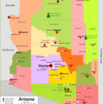 Arizona State Map | Usa | Maps Of Arizona (Az) | Detailed Map Of Arizona Usa