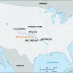 Arkansas River | History, Basin, Location, Map, & Facts | Britannica | Map Of Red River USA