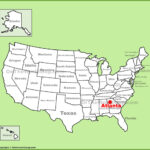 Atlanta Location On The U.s. Map   Ontheworldmap | Atlanta Georgia On The Map Of Usa