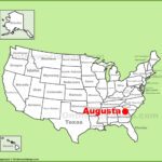 Augusta (Georgia) Location On The U.s. Map   Ontheworldmap | Map Of Augusta Georgia USA