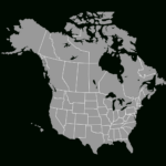 Blank Map Of Canada, Usa And Mexico — Ultimaps | Blank Map Of USA And Canada
