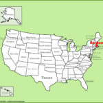Boston Location On The U.s. Map   Ontheworldmap | Boston In Map Of USA