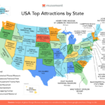 Budget Travel | Top Attractions In All 50 States | Map Of USA Vacation Spots
