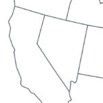 Buy Map Of The Usa, Blank Map Of North America, United States | Printable Black And White Map Of USA Western