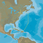 C Map Max Wide   Us East Coast & Bahamas | Map Of USA And Bahamas