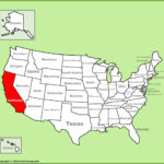 California Location On The U.s. Map   Ontheworldmap | Map Of Usa Showing California