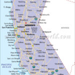 California Map   Detailed State Map | Mapsofworld | Map Of Cities In California Usa