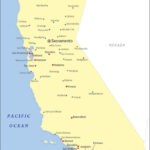 California Map With Cities | Map Of California Cities | Map Of California Usa With Cities