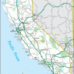 California Road Map | Road Map Of California Usa