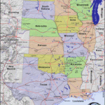Central United States · Public Domain Mapspat, The Free, Open | Map Of Central Usa With Cities