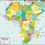 Cia Map Of Africa: Made For Useu.s. Government Officials | Map Of Africa And USA