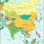 Cia Map Of Asia: Made For Useu.s. Government Officials | Map Of Asia And USA