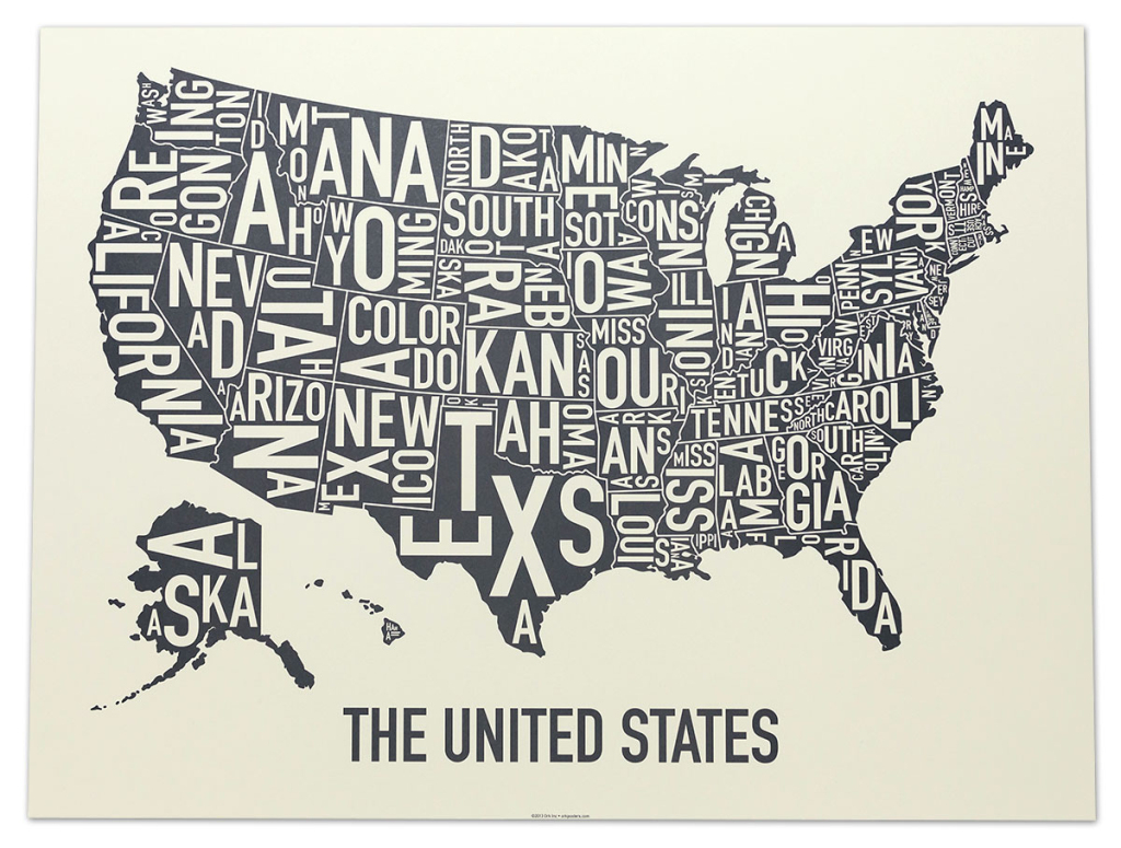 City Neighborhood Map Posters &amp;amp; More | Cool Maps of the USA
