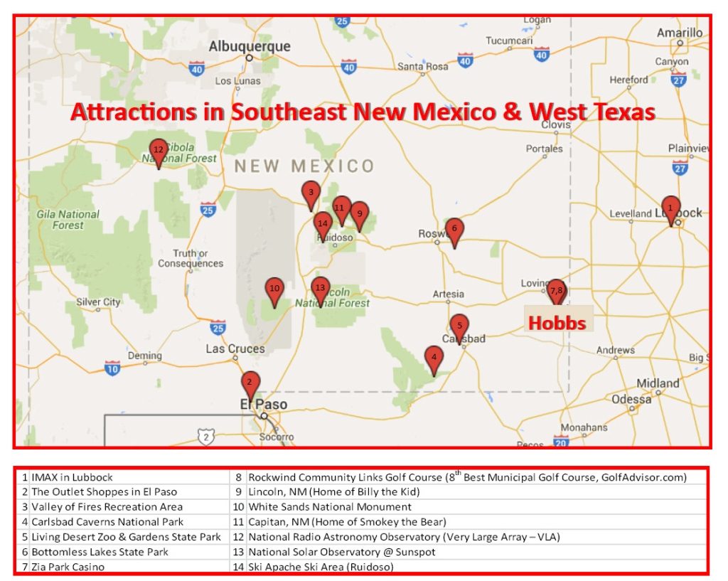 City Of Hobbs | Map Of Hobbs New Mexico Usa