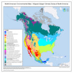 Climate Zones Of North America | Map Of Usa Climate Zones