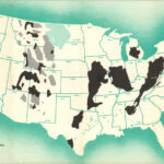 Coal Areas In The United States | Map Of Coal Mines In Usa