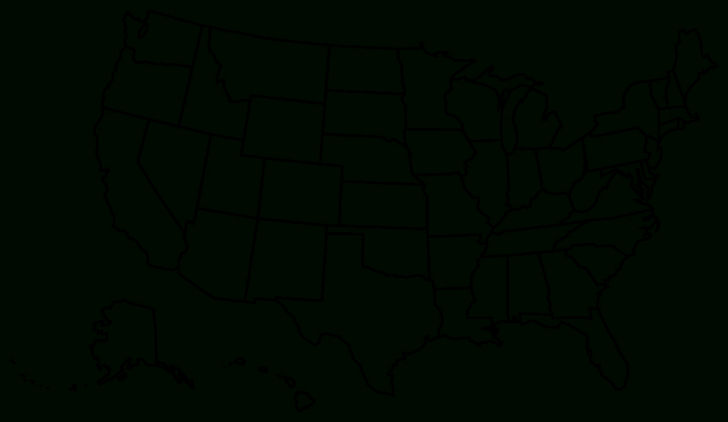 Map Outline of USA Png