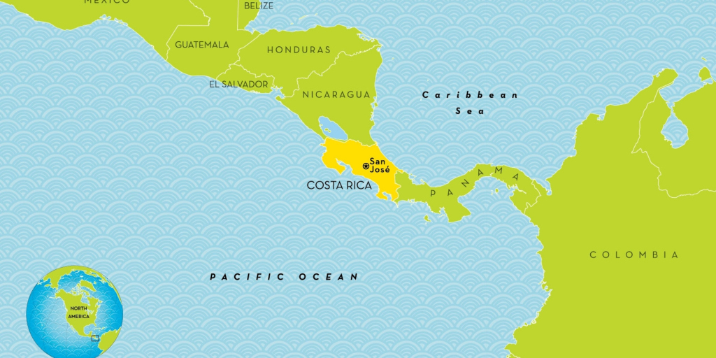 Costa Rica Country Profile - National Geographic Kids | National | Map Of Costa Rica And Usa
