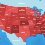 Country Map Of United States Of America | Map Of Usa With Countries