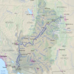 Course Of The Colorado River   Wikipedia | Map Of Usa Colorado River