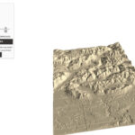 Create Your Own 3D Printed Topographical Map   Mini Mountain | Create 3D Lanscape Map Of Usa