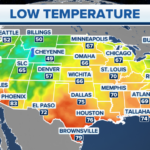 Current Temperatures Across The U.s. | Fox Weather | Temperature Map Of Usa Today
