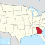 Datei:georgia In United States.svg – Wikipedia | Atlanta Georgia On The Map Of USA