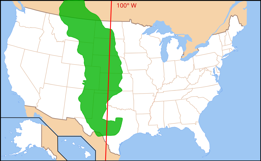Datei:map Of Great Plains.svg – Wikipedia | Map of the Great Plains USA