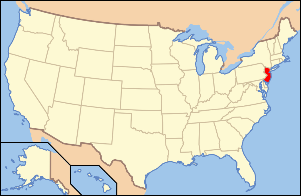 Datei:map Of Usa Nj.svg – Wikipedia | New Jersey on the Map of the USA