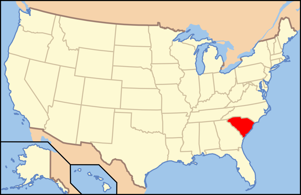 Datei:map Of Usa Sc.svg – Wikipedia | South Carolina On Map Of Usa
