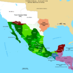 Datei:mexico'S Territorial Evolution – Wikipedia | Map Of Mexico Before USA