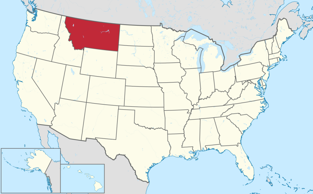 Datei:montana In United States.svg – Wikipedia | Montana On Map Of Usa