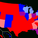 Datei:red States And Blue States Of The Us Based On Data From The | Map Of Usa Red And Blue States