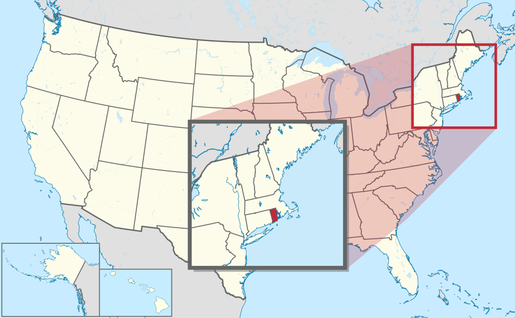 Datei:rhode Island In United States (Zoom).Svg – Wikipedia | Rhode Island On The Map Of The Usa