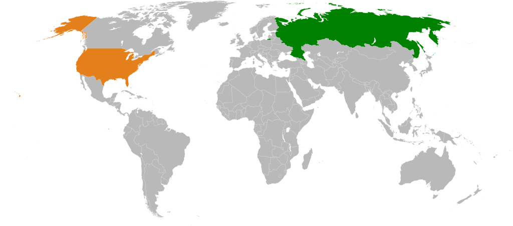 Datei:russia Usa Locator.svg – Wikipedia | Map Of Usa And Russia