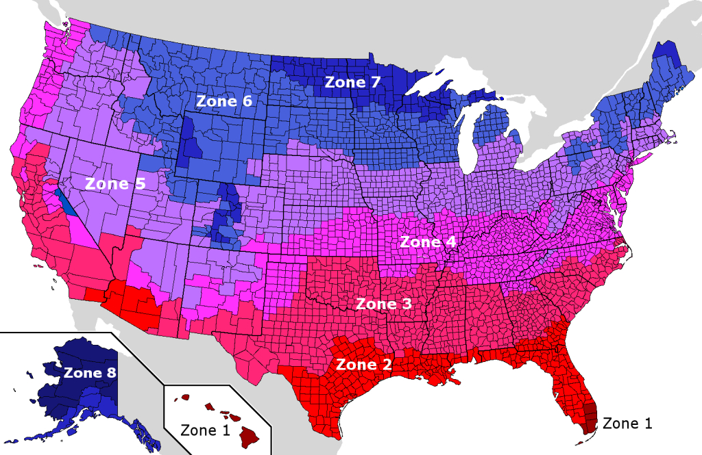 Datei:united States Iecc Climate Zone – Wikipedia | Map of Climate Zones in USA