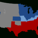 Datei:us Map 1864 Civil War Divisions.svg – Wikipedia | Map Of Usa Civil War