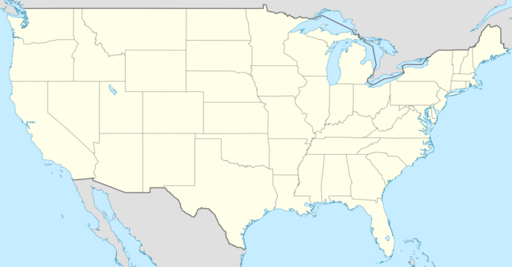 Picture of a Map of the USA