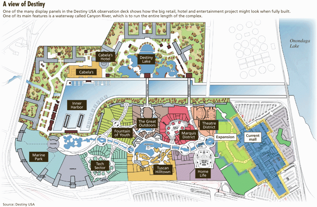 Design In Practice | Eas20 | Destiny USA Map of Mall