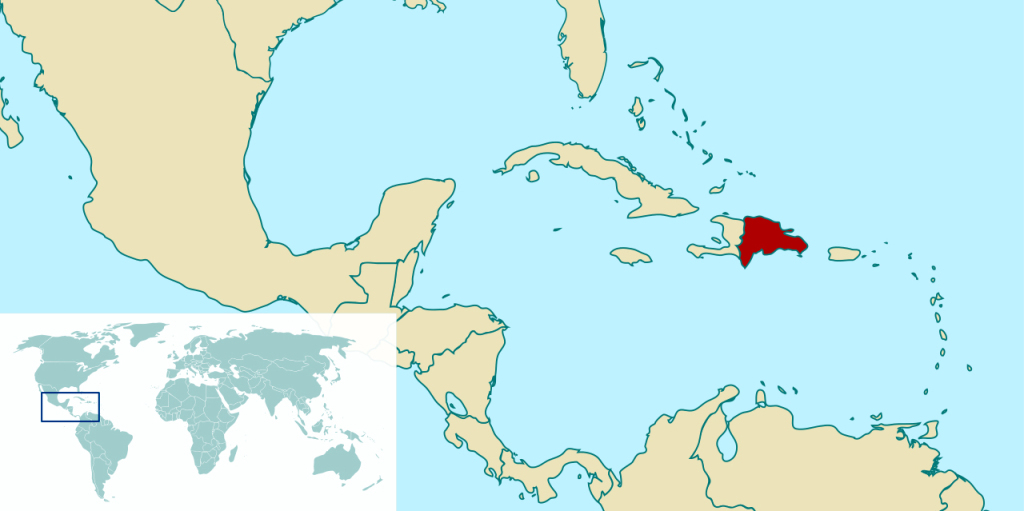 Detailed Location Map Of Dominican Republic | Dominican Republic | Map Of Dominican Republic And Usa